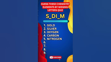 🧪 Guess the Chemistry Element – Missing Letters Puzzle🧠 #quiz #triviatricks #mindbendingquiz #trivia