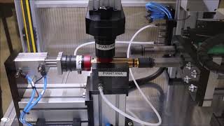 Assembly and test machine for faucets
