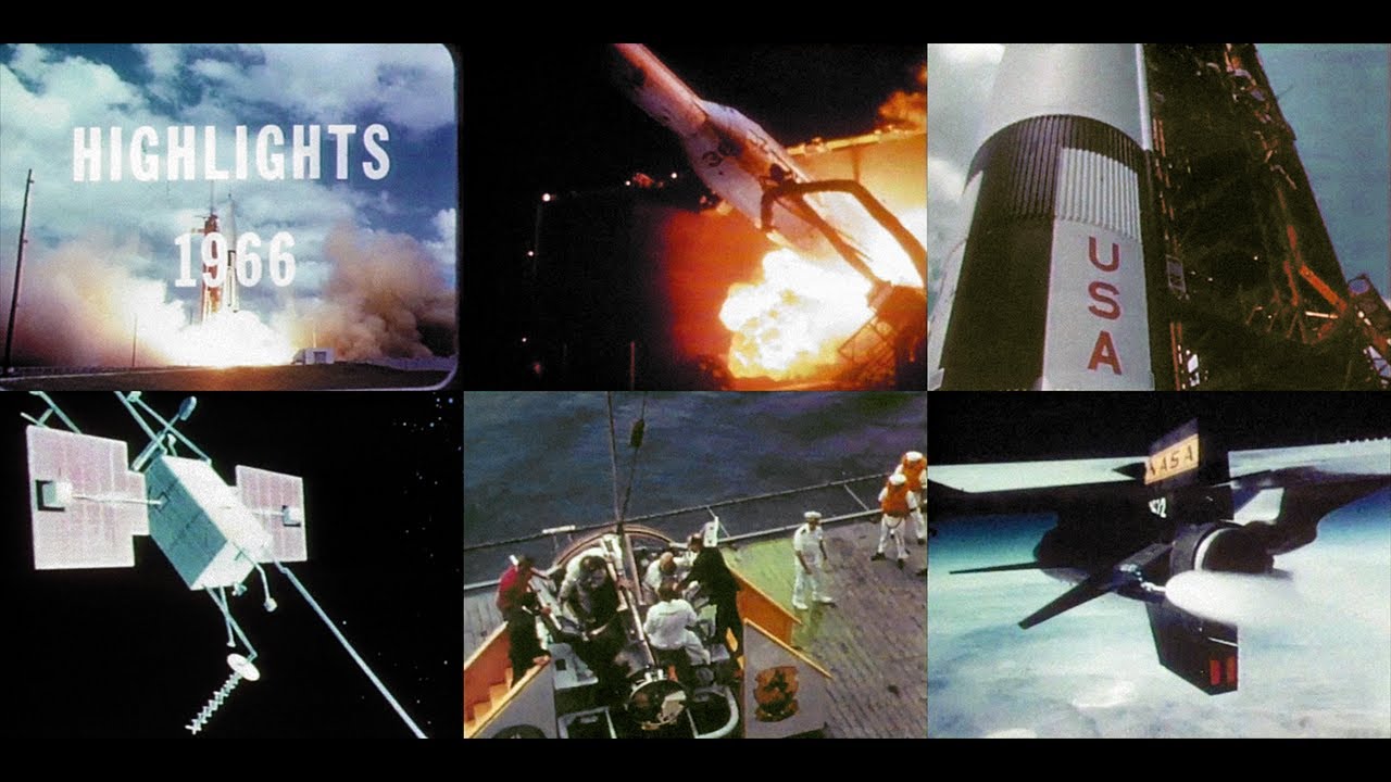 Highlights 1966 - NASA Report (restored color) - NASA history, 1966 ...