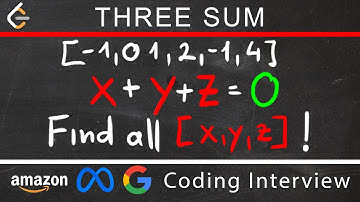 Leetcode 15 - Three Sum - Coding Interview