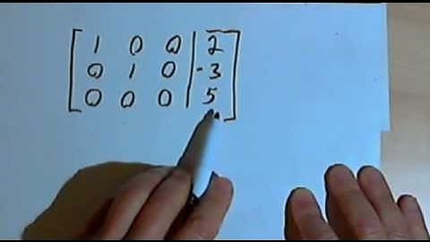 Augmented Matrices with 0, 1 or Infinite Solutions 141-44
