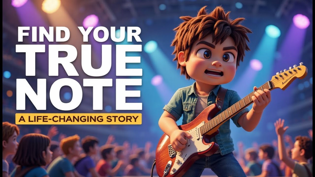 🎸 Finding Your True Note: A Life Changing Story in English 🎶