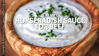 Easy Horseradish Sauce for Beef