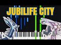 Jubilife City - Pokémon Diamond and Pearl [Piano Tutorial] (Synthesia) // AqareCover