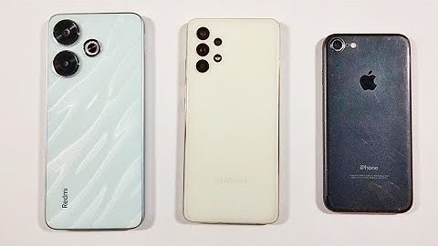 Samsung Galaxy A32 Vs Iphone 7 Vs Redmi 13 | Speed Test & Comparison