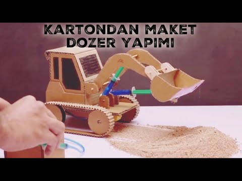 Kartondan Maket Kepçe/Jcb Yapılışı