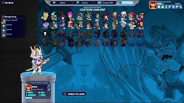 Brawlhalla PS4 live open lobby