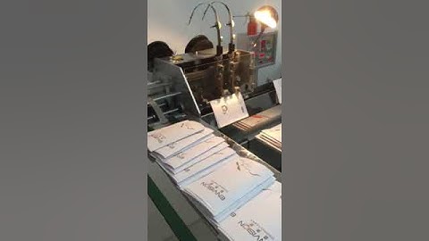 Have you ever seen this Saddle Stitcher Machine?