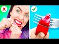 FUNNY MAKEUP MOMENTS AND HACKS || Comedy Siblings Situations by 123 GO! SHORTS #shorts