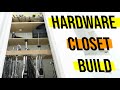 Building a Drum Head & Hardware Storage Closet