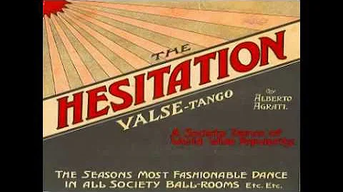 Hesitation Waltz Tango 1914 by Reginald  Stoneham