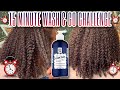 15 MINUTE ONE PRODUCT WASH &amp; GO CHALLENGE FT. CURL JUNKIE PATTERN PUSHA GEL | Curly Tells