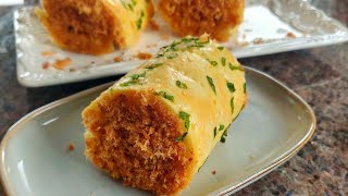 百吃不厌的肉松面包卷 普通面粉就可以做 | Meat floss bread rolls that you would never have enough