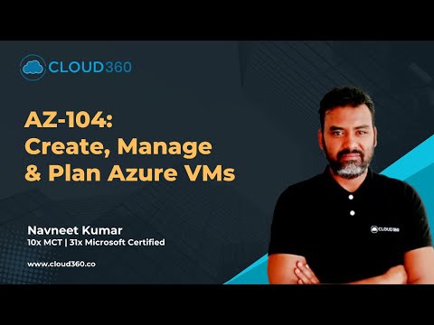 AZ-104: Create, Manage & Plan Azure VMs