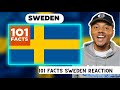 AMERICAN Reacts To 101 Facts About Sweden | Dar The Traveler