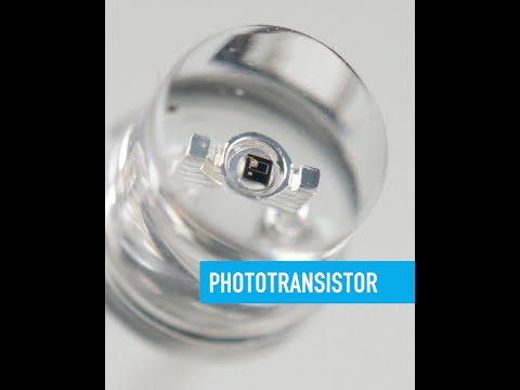 Video: Kan en fototransistor ta emot ljus från en LED?
