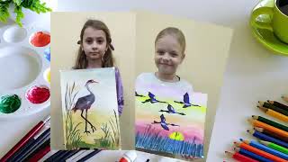 Кегичівська школа мистецтв представляє виставку робіт учнів класу образотворчого мистецтва.