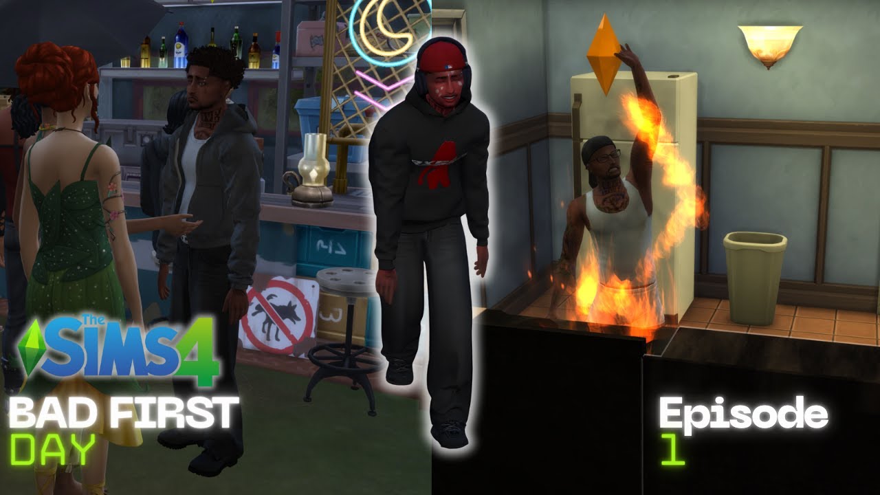 Bro Went Through Hell... | Sims 4 (Road to Trap Star) Episode 1