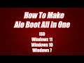 How to make aio boot all in one  iso windows 11 windows 10 windows 7