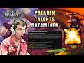 DISCUSSING DRAGONFLIGHT ALPHA DATAMINED PALADIN TALENTS