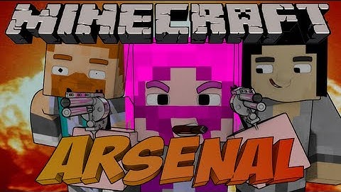 Minecraft Minigame - Arsenal! Ft. Gizzy Gazza and Dartron!
