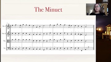 Ch 22 Introduction to the Minuet - Video 1