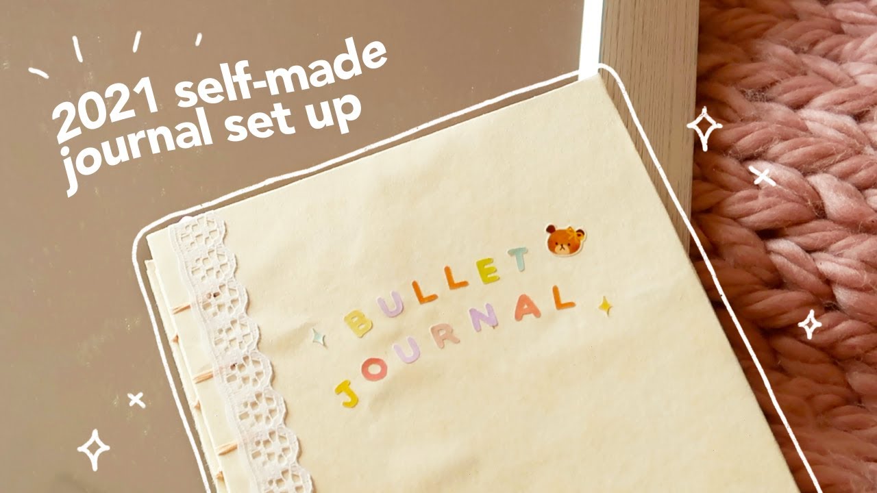 my self-made 2021 bullet journal set up 🧸 plan with me