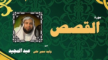 القران الكريم بصوت الشيخ وليد سمير على عبد المجيد | سورة القصص