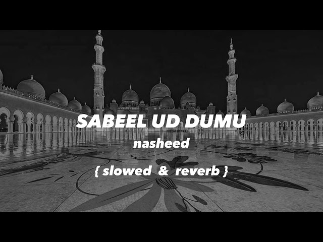 Sabeel ud dumu - nasheed {slowed & reverb} class=