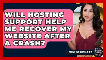 Will Hosting Support Help Me Recover My Website After a Crash? - Domain And Hosting Gurus