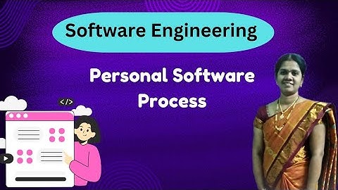 Personal software process in software engineering | Software Engineering in telugu