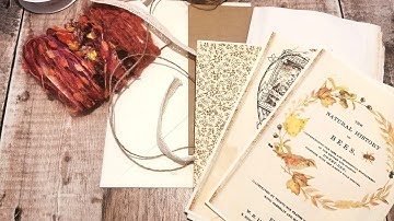 Envelope Journal - Making the Ephemera - Autumn / Fall Themed - Part 2 - Junk Journal