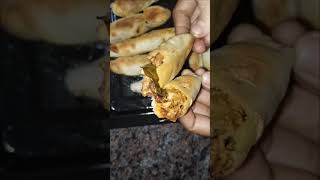 chicken roll in otg oven chicken rolls in oven | chicken stuffed bread | delicious soft chicken #otg screenshot 3
