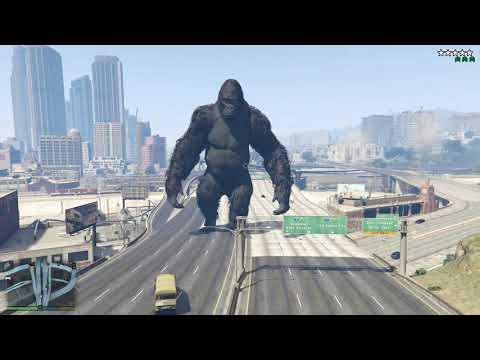King Kong 3# against the Army GT5 King Kong mod CocoBibu