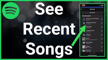 How To See Recently Played Songs On Spotify