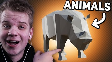 How to make a LOW POLY Animal in BLENDER!