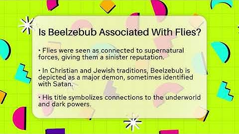 Is Beelzebub Associated With Flies? - The Prose Path
