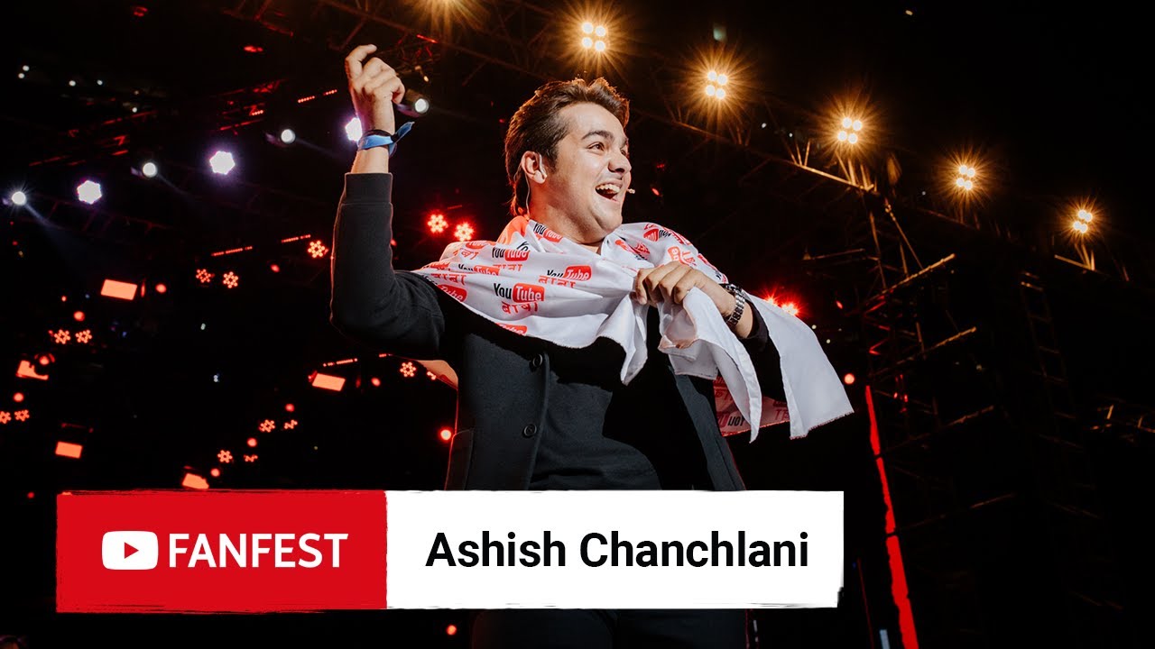Ashish Chanchlani  YouTube FanFest Mumbai 2019