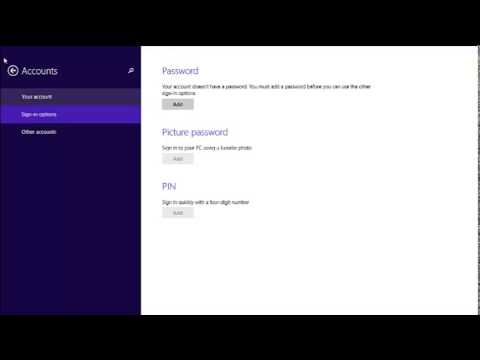 How To Remove The Password On Windows 8 - YouTube