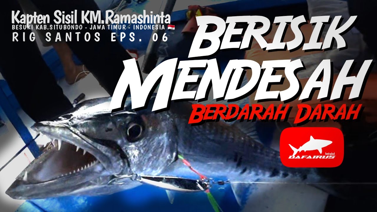 JIGGING BARRACUDA Oil Platform SANTOS‼️ rig santos episode 06 Besuki Situbondo Jawa Timur