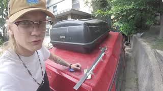Installing Sears Cargo carrier (No Roof Rack)