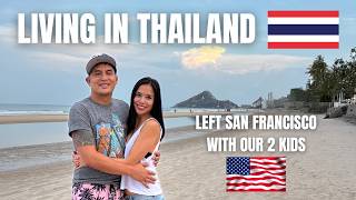We quit our San Francisco full-time jobs in our 40s to live a slower life with our kids in Thailand.