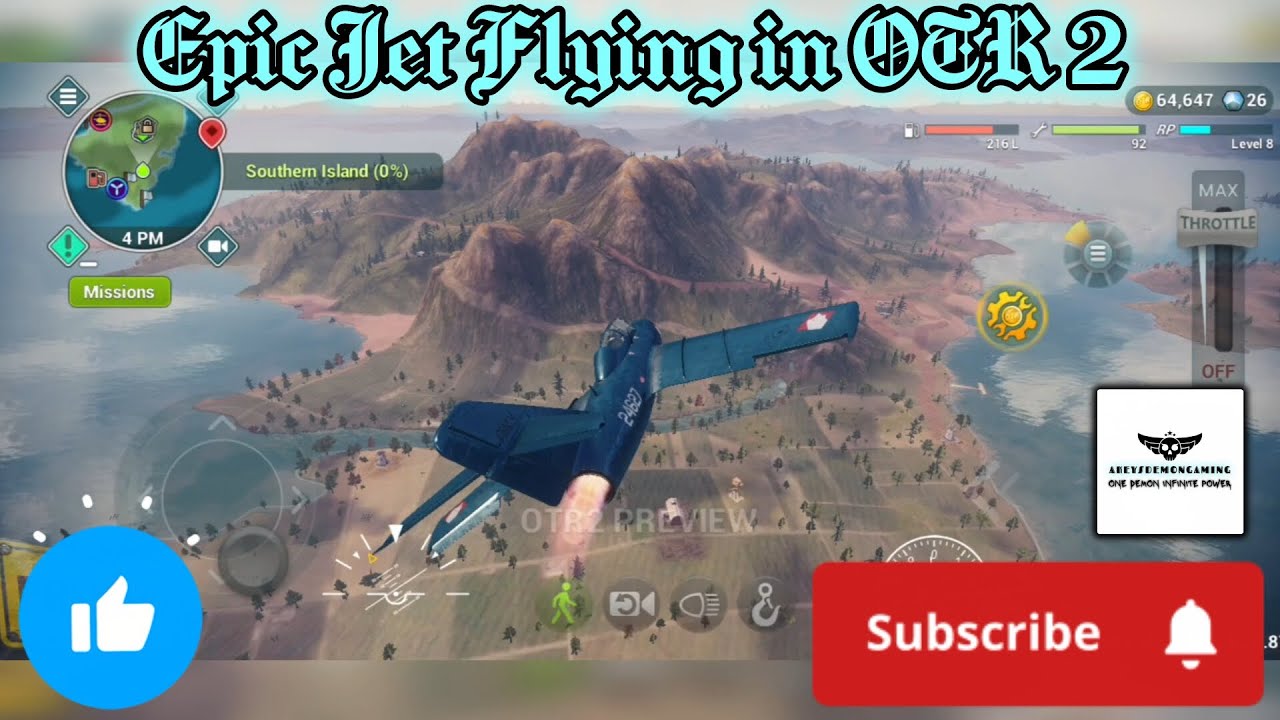 EPIC JET FLYING & SOARING THE SKIES KIROV JET IN OTR 2 GAMEPLAY #youtubegaming #youtube #offtheroad 