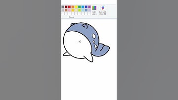 How To Draw Ditto As Spheal In MS Paint With A Mouse*