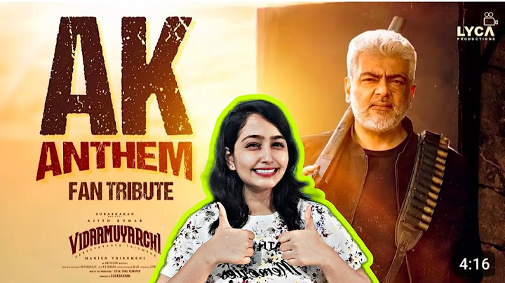 Vidaamuyarchi - AK Anthem Fan Tribute Reaction | Ajith Kumar | Trisha | Arjun | Magizh Thirumeni |