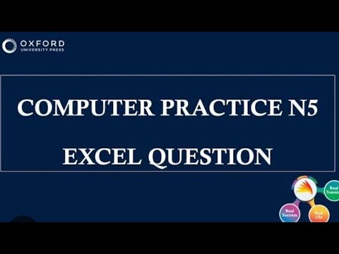 COMPUTER PRACTICE N5 EXCEL - YouTube