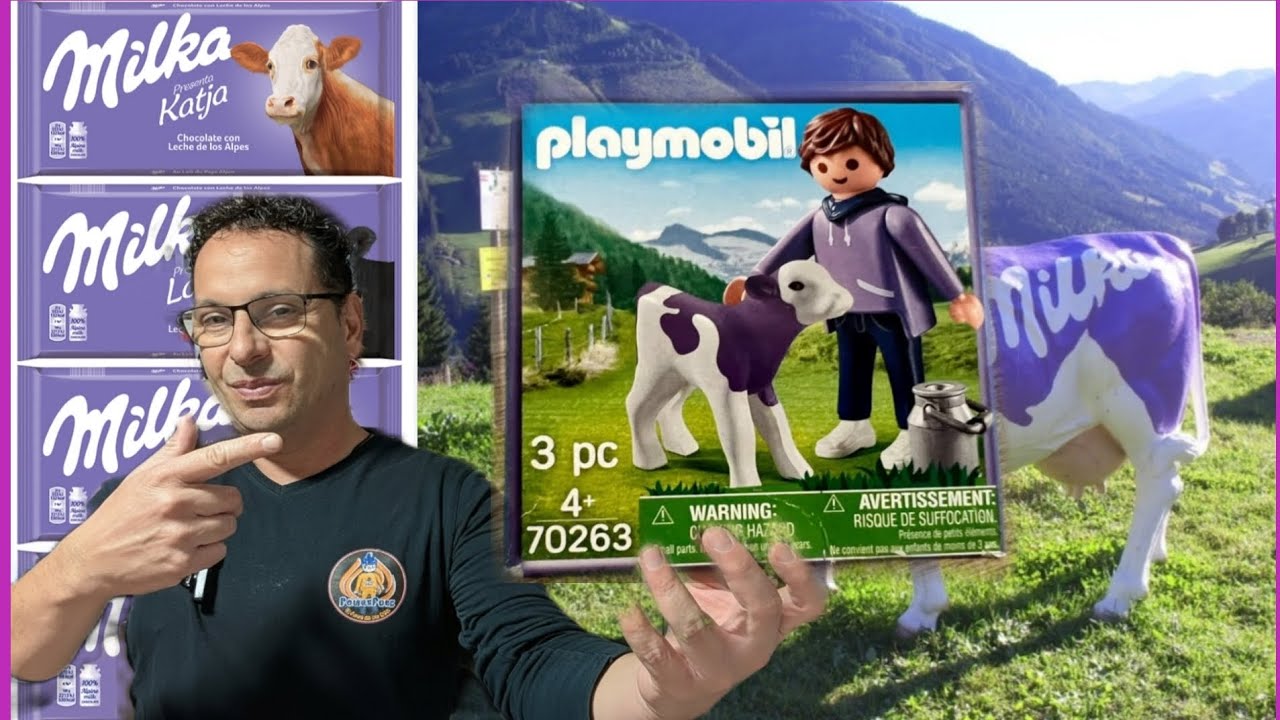 🍫PLAYMOBIL ESPECIAL MILKA 70263 DEL 2020, QUE SOLO ESTUVO DISPONIBLE EN BÉLGICA Y ALEMANIA,🍫