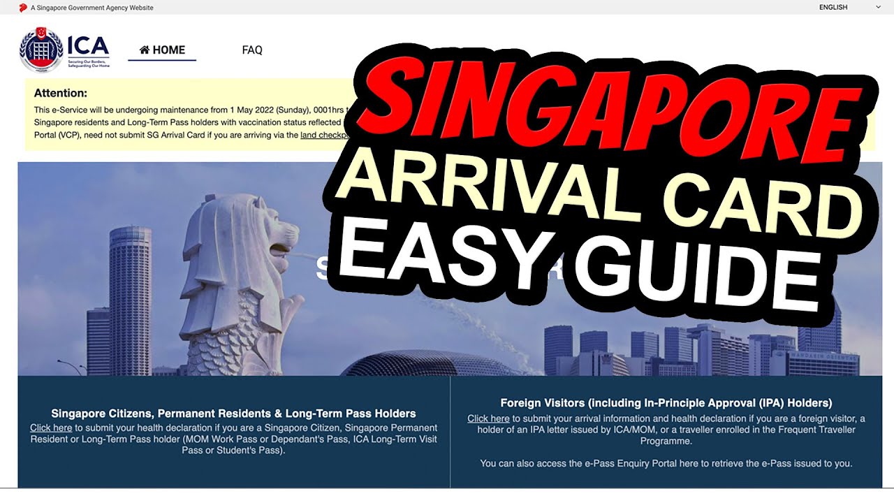 visit singapore sg arrival card