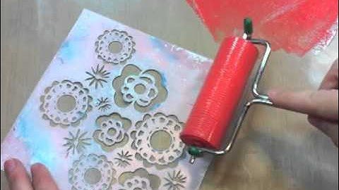 reverse stencil technique