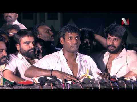 Vishal Challenges Tamilrockers | Actor Vishal Elected As President Of Producers Council